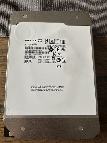 Toshiba enterprise 16tb hdd - toshiba,