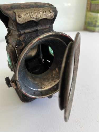 Vintage miller bicycle lamp - vintage,
