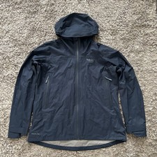 Rab Women's Firewall Light Waterproof Jacket Tempest Blue Size 16 RRP £200