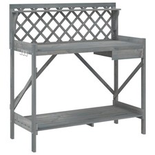 Potting Bench with Trellis
