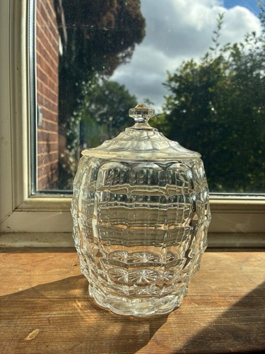 Art deco pressed - art, barrel