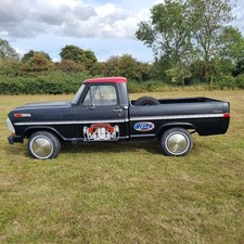1972 Ford F100 Truck V8 302 cubic inch Hot Rod Rat Rod Truck Black 6ft SHORT BED