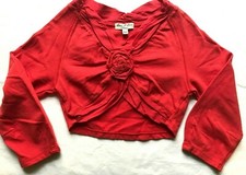 ELIANE ET LENA Girl Red bolero
