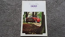 VANDEN PLAS 1500 SALES BROCHURE 1974 1975