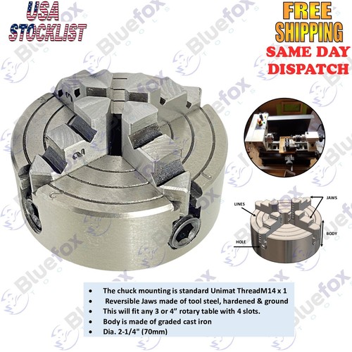 70mm 4 jaw independent - 2-3/4"/,