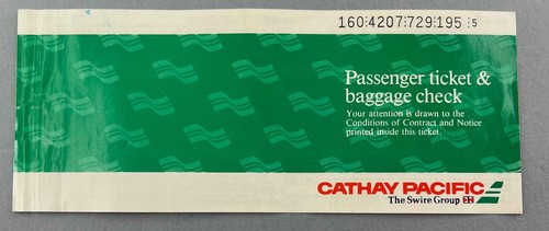 Cathay pacific vintage used - cathay,