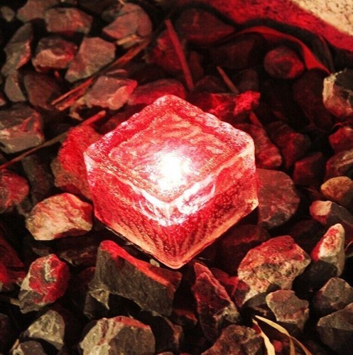 Solar led ice brick light - solar,