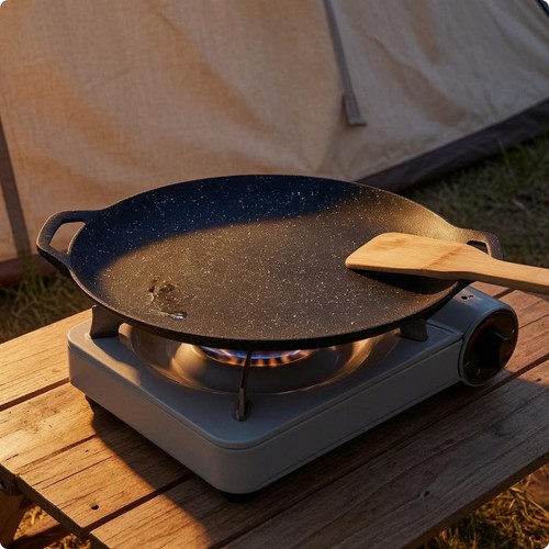 Stone look griddle plate - stone-look,
