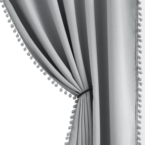 Grey blackout curtains cute - blackout,