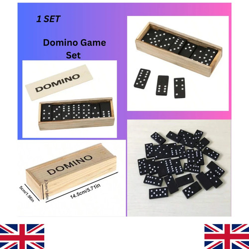 Dominoes game set wooden - 28,