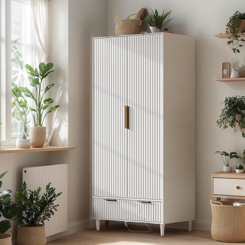 Wooden wardrobe for hanging - wooden,