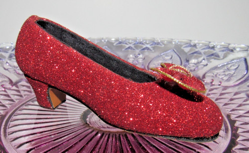 Vintage ruby slipper wizard - ruby,