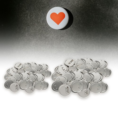 100 metal button badge - button,