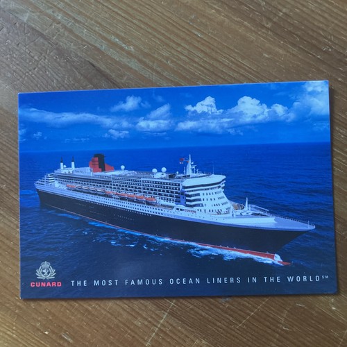 Merchant navy postcard - postcard, cunard