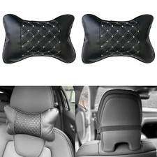 2x Headrest Neck Pillow Car