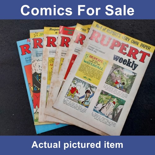 Rupert weeky comic - bundle, x