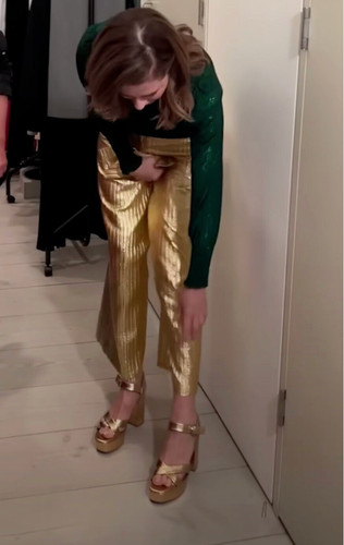 Zara trinny gold platform - zara,