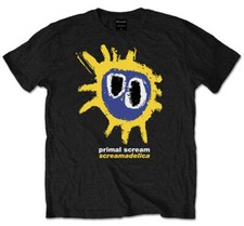 Primal Scream Screamadelica Yellow T-Shirt OFFICIAL