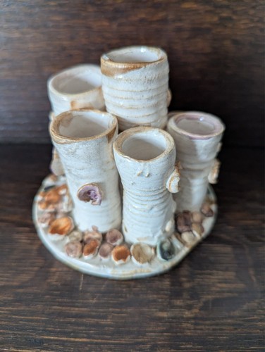 Vintage studio pottery coral - vintage,