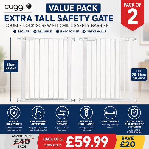 Cuggl baby safety gate extra - cuggl,