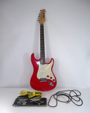 Starmaker Red Electric Guitar & Ritter Bag, Foot Stool, Lead.  Exc. Cond.  #W9
