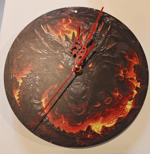 Dragon fire metal plate wall - dragon,