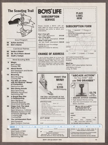 1983 grabber joystick magazine - grabber,