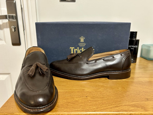 Tricker men brown - brown, leather