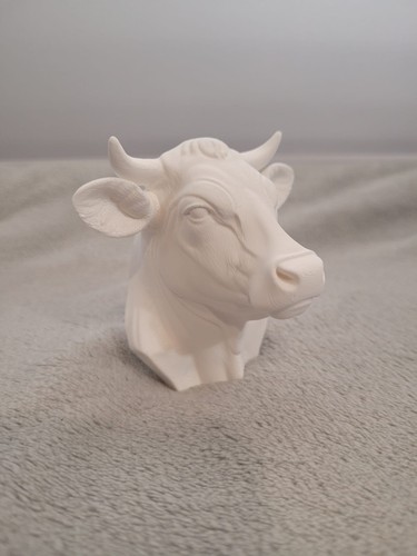 Bull head bust ornament - bust,