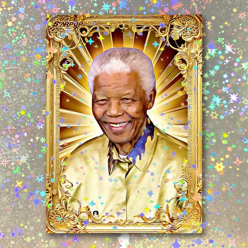Nelson mandela holographic - mandela,