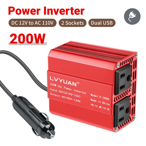 Red 200w car van power - 200w,