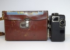 Antique PATHE MOTOCAMERA 9.5mm Cine Camera, 1920s, Carl Zeiss Jena Tessar Lens