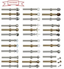 35mm Metal curtain poles