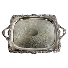 VINTAGE Silver Plate Large