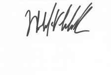 THE WIRE/BOARDWALK EMPIRE: MICHAEL KENNETH WILLIAMS SIGNED 6x4 WHITECARD+COA