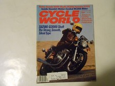 NOVEMBER 1980 CYCLE WORLD MAGAZINE,SUZUKI GS1000 SHAFT COVER,HONDA RC250,IT175,