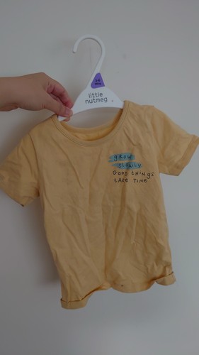 Good things take time - , yellow