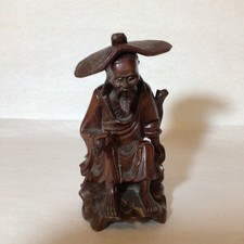 Chinese vintage carved seated