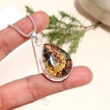 Ammonite Gemstone Handmade 925