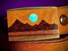 70s Snake Belt Brass Buckle