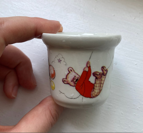 Wedgwood egg cup rupert - egg,