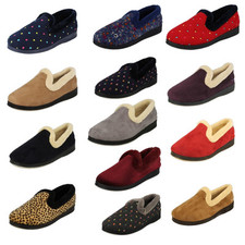Ladies Padders Wide Fit Slippers *Repose*