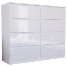 White Gloss Chest of Drawers
