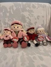Tesco Chilly & Friends Emily Pink Red Purple Soft Plush Toy Doll 02 05 Bundle