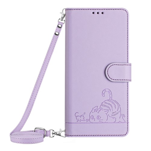 Crossbody cat leather card - crossbody,