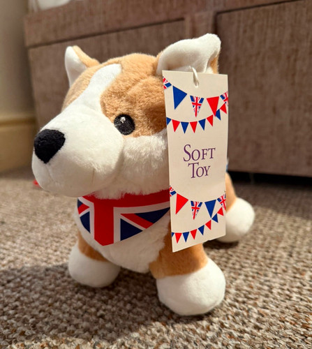 Aldi corgi dog plush soft - soft, toy