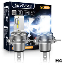 2x H4 LED Headlight Bulbs Hi/Low Beam For Yamaha XV 125 250 535 550 750 950 1600