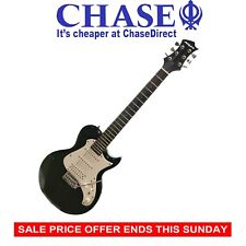 Aria Pro II PE F30 Electric Guitar Slim Single Cut Style Black With Tremolo .