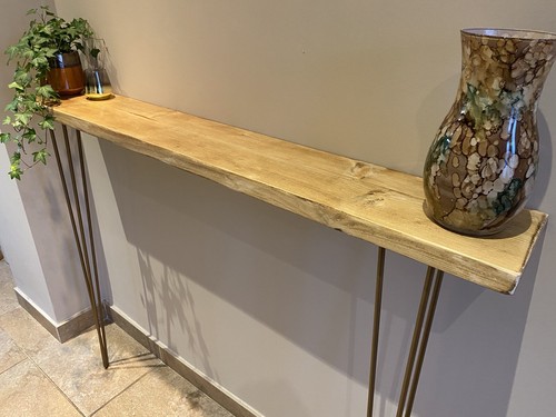 Console table slimline gold - slimline,