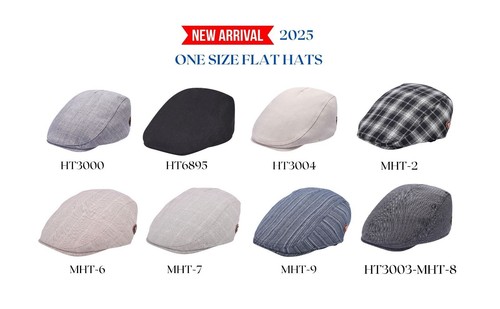 Mens flat caps herringbone - flat,
